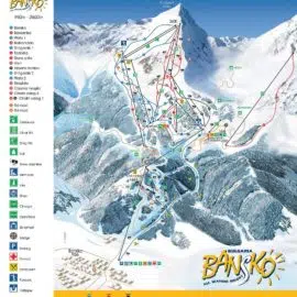 harta ski bansko